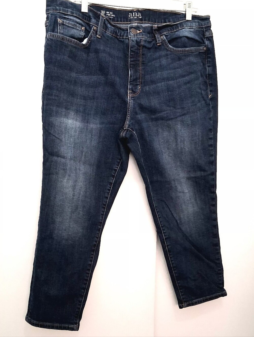 A.n.a. High Rise Skinny Ankle Women’s Dark Indigo Jeans Size 18